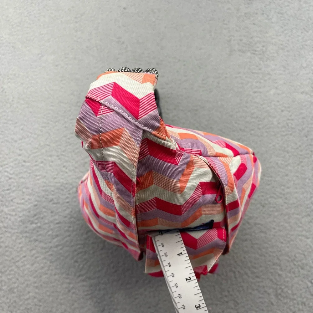 KAVU Rope‎ Bag Pink Chevron Canvas Adjustable Strap Crossbody Sling Backpack
